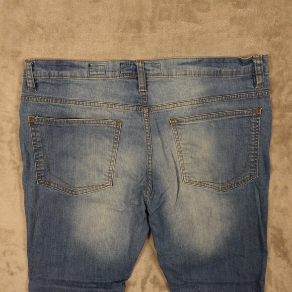 PD&C jeans slim men's 36x32 light blue denim paper denim and cloth - Picture 11 of 12